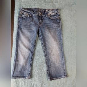 Miss Me 'Cross' capri